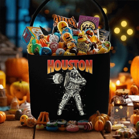 Houston Space City Astronaut Fabric Baskets