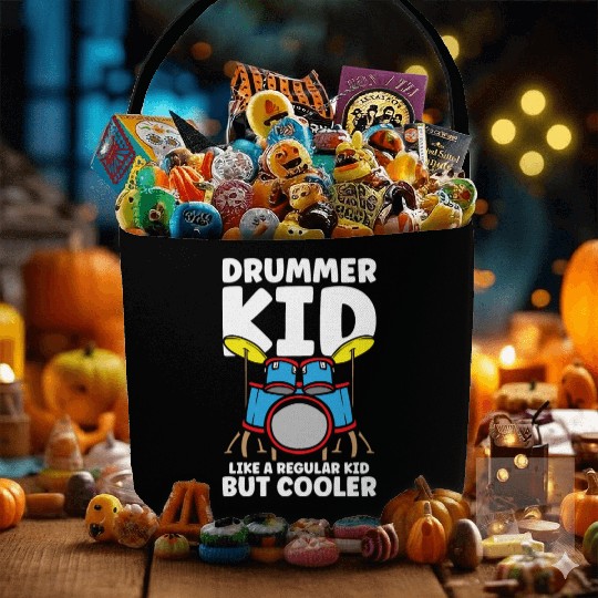 Drummer Drums Music Drum Set Drumming Fabric Baskets