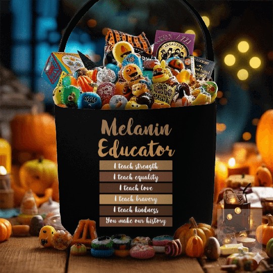 Dope Melanin Teacher Black Teachers Dope Black Fabric Baskets