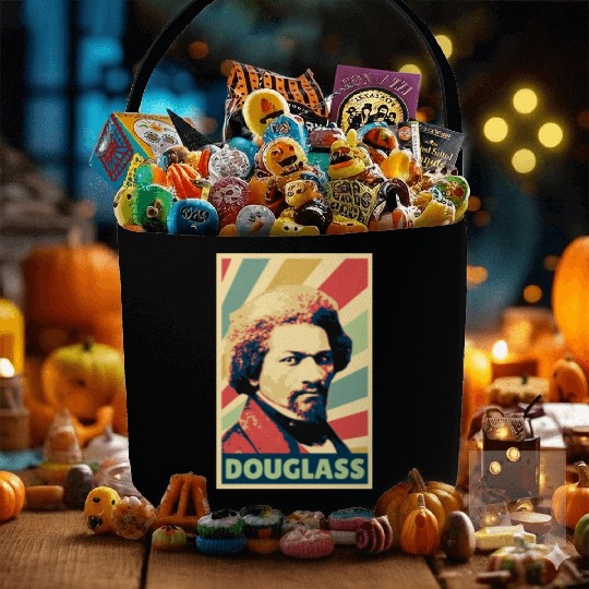 Frederick Douglass Vintage Colors Fabric Baskets