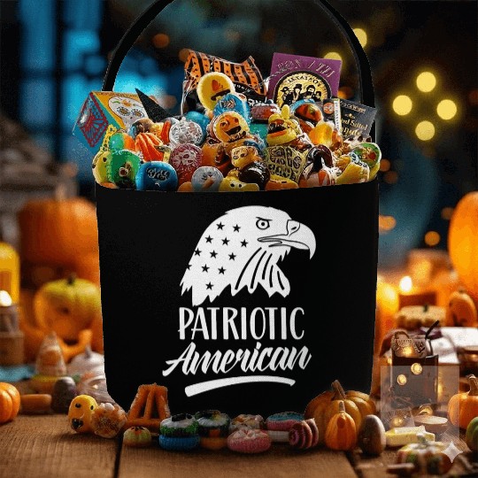 Patriotic American US Patriot USA Fabric Baskets