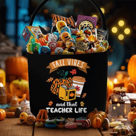 Fall Vibes And That Teacher Life Thanksgiving Fabric Baskets