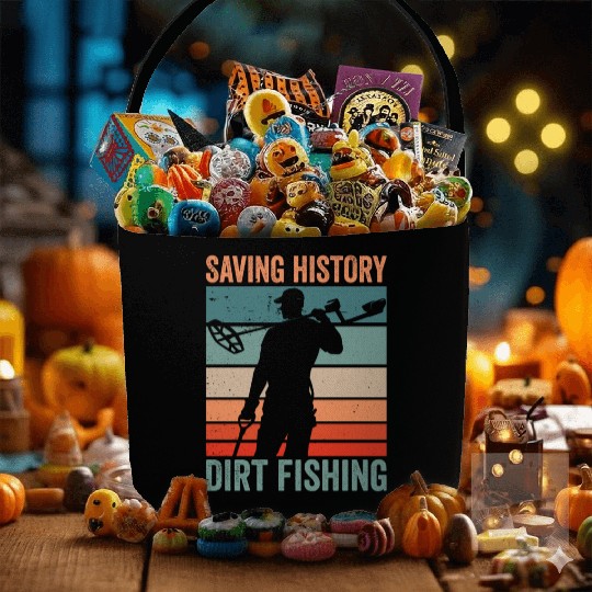 Saving History Dirt Fishing Hobby Metal Detecting Fabric Baskets