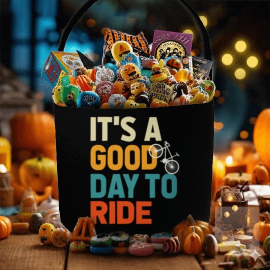 Bicycle Gift, Bike lover, It's A Good Day To Ride Fabric Baskets