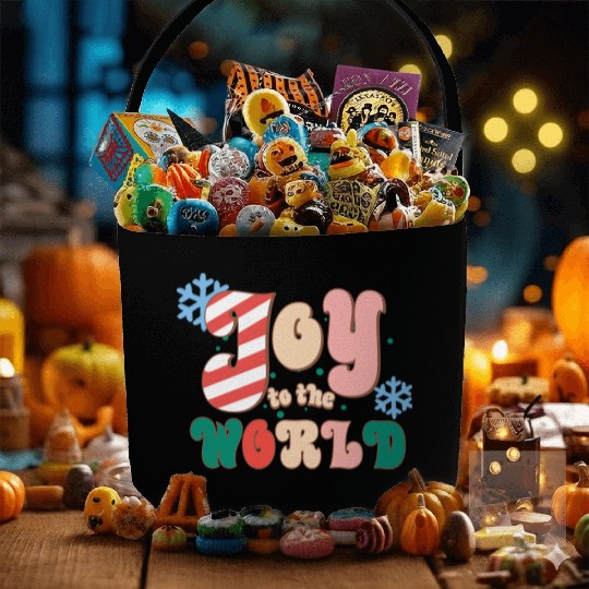 Joy To The World Fabric Baskets