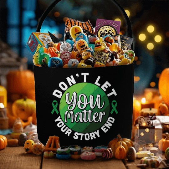 Don't Let Your Story End You Matter Fabric Baskets