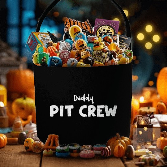 Daddy Pit Crew - Birthday Fabric Baskets