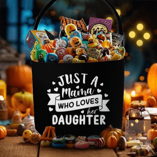 I Love My Daughter Fabric Baskets