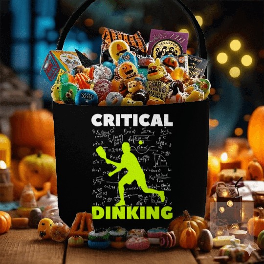 Pickleball Critical Dinking, Funny Pickle Ball. Fabric Baskets