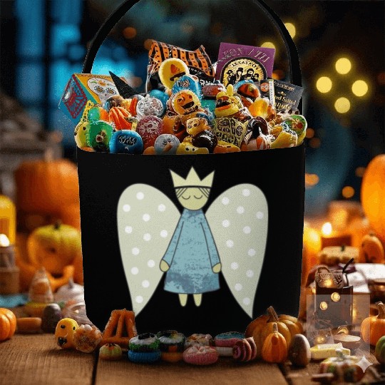 The Flight of the Christmas Angel Fabric Baskets