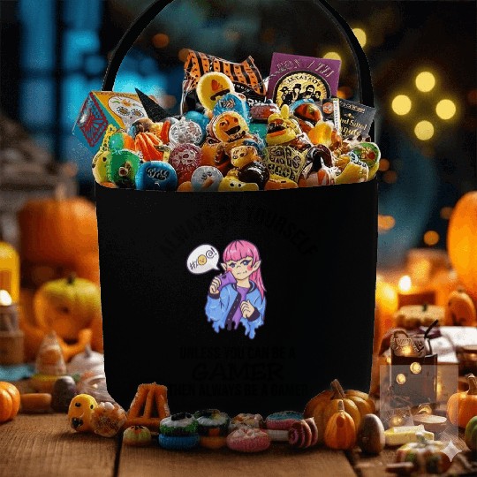 Always Be Yourself Gamer Fabric Baskets