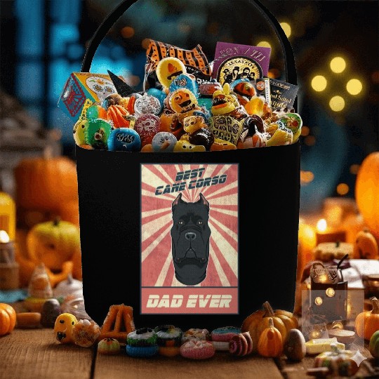 Best Cane Corso Dad Ever I Cane Corso Lover Fabric Baskets