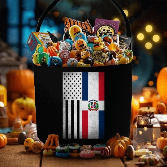 Dominican Republic Design for Dominican Americans Fabric Baskets