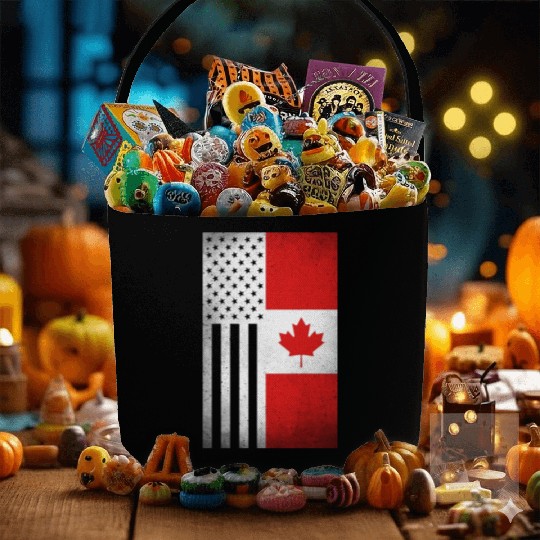 Canada Design for proud Canadian Americans Fabric Baskets