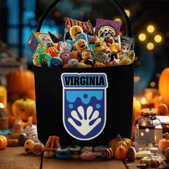 US States VIRGINIA Fabric Baskets