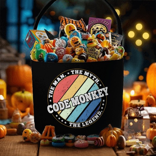 Code Monkey. The man. The myth. The legend. Fabric Baskets