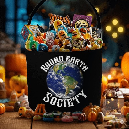 Round earth society Fabric Baskets