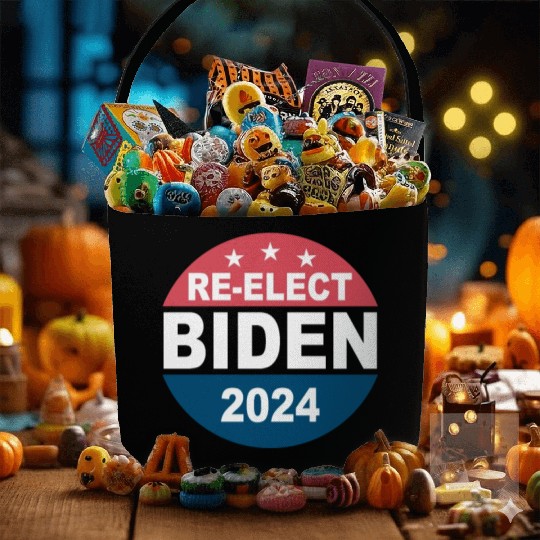 Re-Elect Joe Biden 2024 Democrats Fabric Baskets