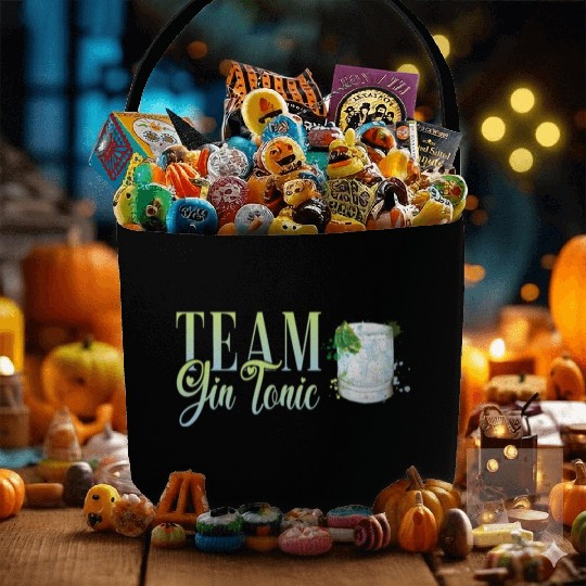 Team Gin Tonic Cocktail for Bartender Fabric Baskets