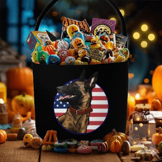 Belgian Malinois Dog Lover Dog Owner US American F Fabric Baskets