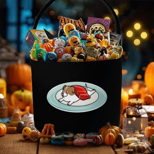 Jack Russell Terrier Nigiri Sushi Fabric Baskets