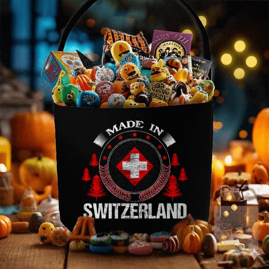 Switzerland Neutrality Home Gift Fabric Baskets