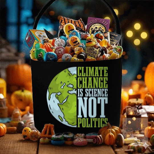 Climate Change Is Science Not Politics Environment Fabric Baskets