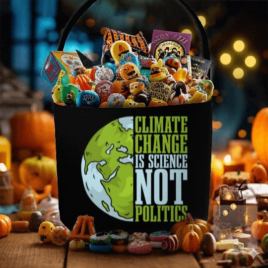 Climate Change Is Science Not Politics Environment Fabric Baskets