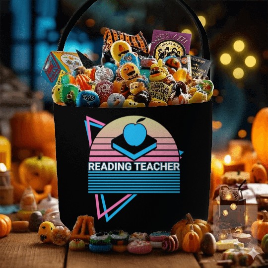 Reading Teacher Retro Fabric Baskets