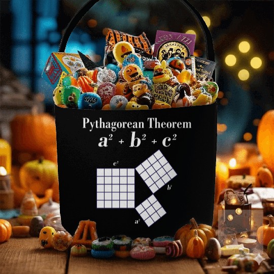 Nerdy Pythagorean Theorem Triangles Math Teacher Fabric Baskets