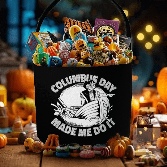 Columbus Day 1492 Fabric Baskets