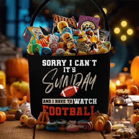 American Football Sunday Football Player Sport Fan Fabric Baskets