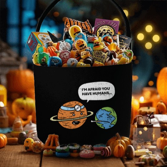 Earth Day Planet Doctor Humans Save Environment Fabric Baskets