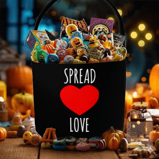 Spread Love : Lover Quote Fabric Baskets