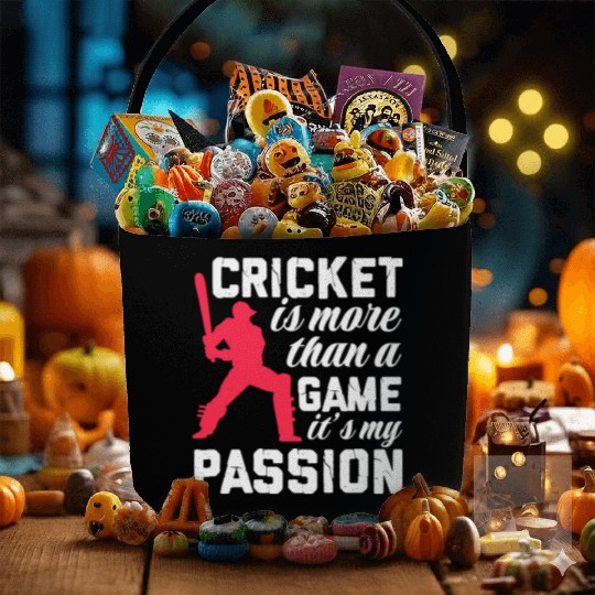 Cricket Is More Than A Game It's A Passion Fabric Baskets