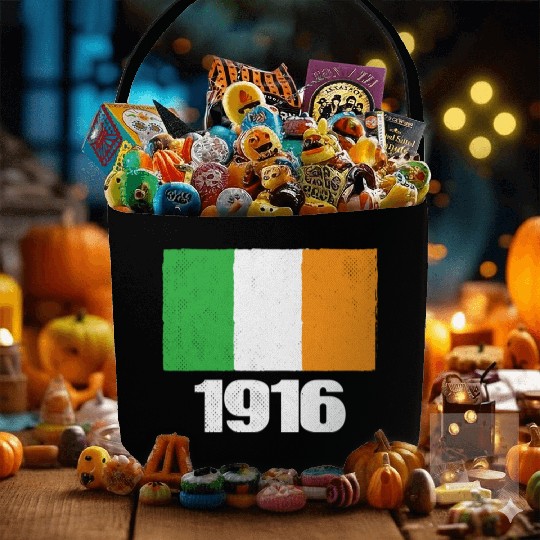 1916 Ireland Flag Irish Rebellion Easter Rising Fabric Baskets