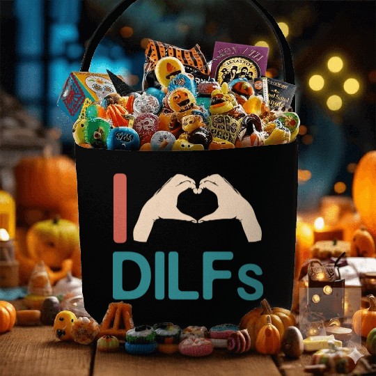 I Love Dilfs Vintage Funny Gift for Incredibly Fabric Baskets