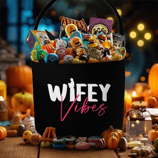 Wifey Vibes - Bride Bachelorette Party Fabric Baskets