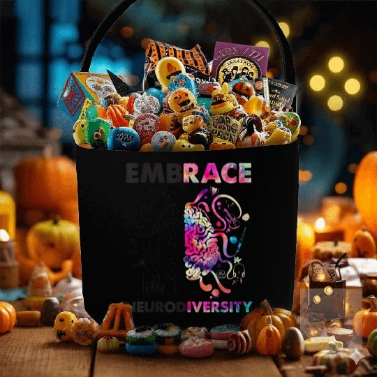 Embrace Neurodiversity Autism Fabric Baskets