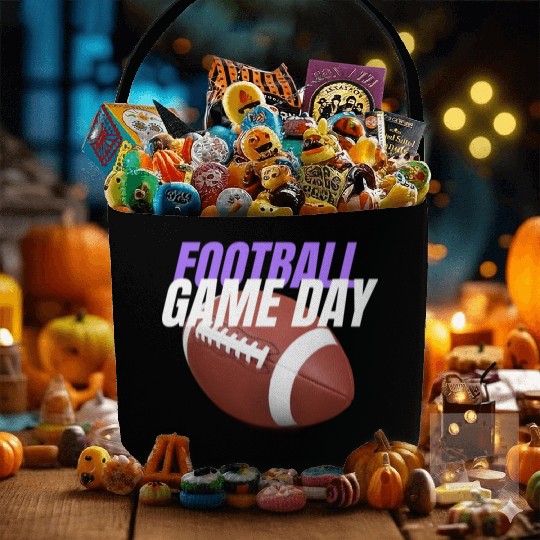 Football Game Day , Sunday Funday Football Season Fabric Baskets