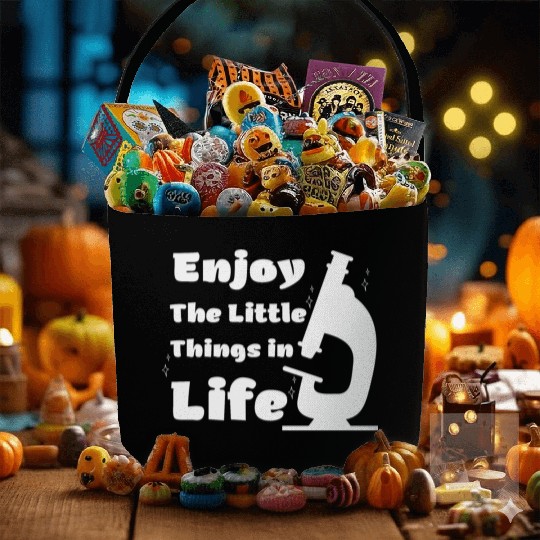 funny microscope, microbiologists biology nerd Fabric Baskets