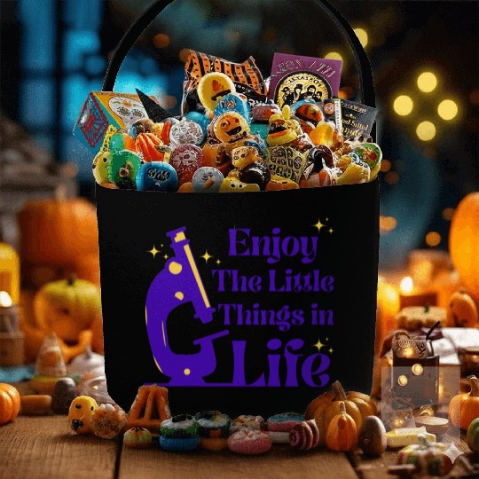 funny microscope, microbiologists biology nerd Fabric Baskets