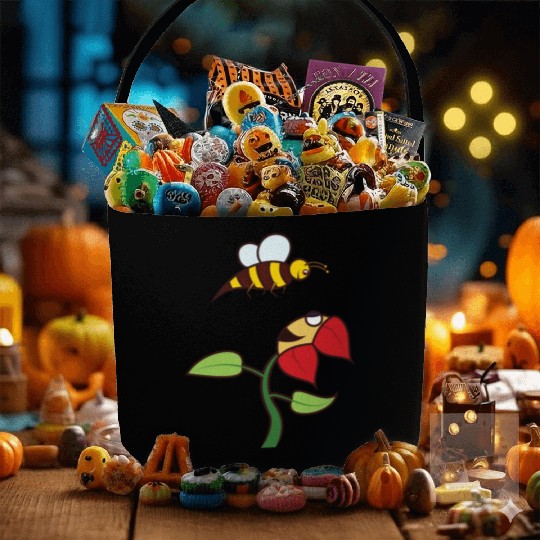 bee flower amazon Fabric Baskets