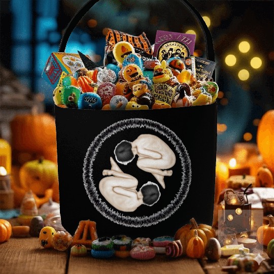 Illustration Logo – Yin Yang Girls Fabric Baskets