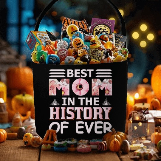 Best Mom in the History Fabric Baskets