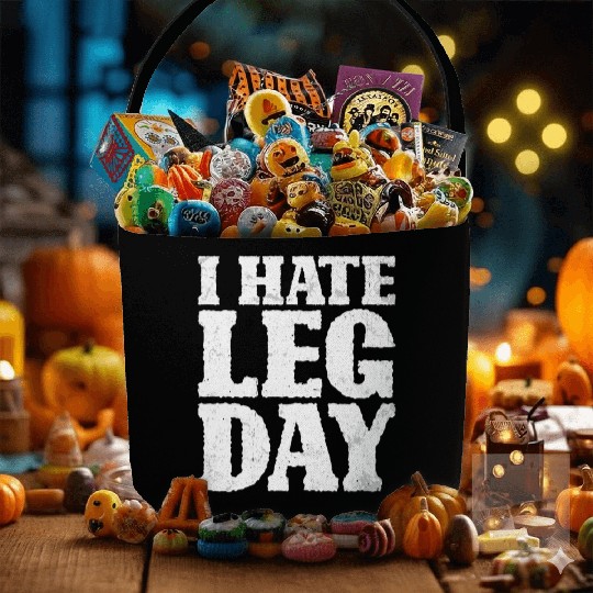 I Hate Leg Day 15 Fabric Baskets