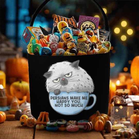 Persian Cat Persians Make Me happy! You Not Much Fabric Baskets