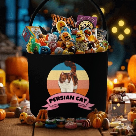 Persian Cat Persian Cat Fabric Baskets