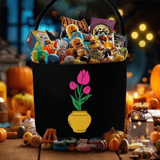 Tulip Gardening Colourful Fabric Baskets