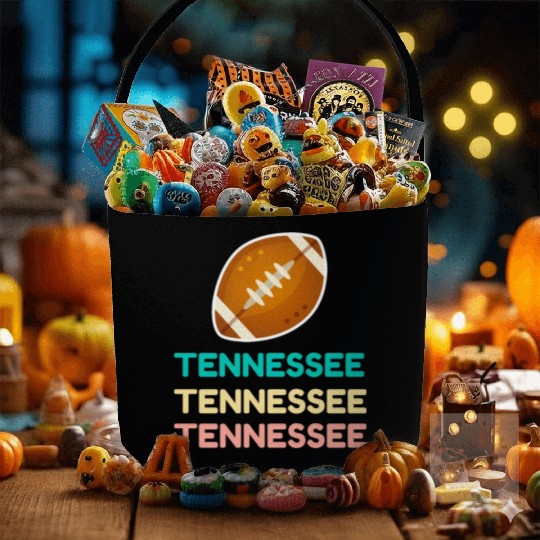 Tennessee Game Day , Retro Tennessee Fabric Baskets.